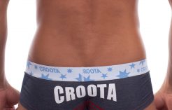 Blue Tang Hipster Boxer Brief by Croota denim blue